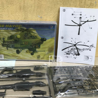 Mô hình Trực thăng Mi-28 Havoc tự lắp ráp tỳ lệ 1:72