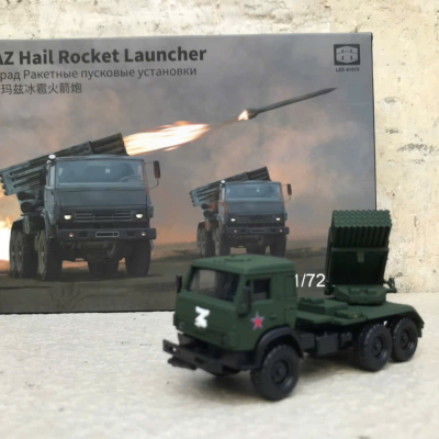 ​Mô hình quân sự xe KAMAZ Gran-k (Lắp ráp) tỷ lệ 1:72