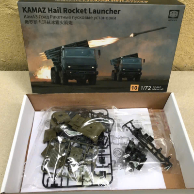 ​Mô hình quân sự xe KAMAZ Gran-k (Lắp ráp) tỷ lệ 1:72