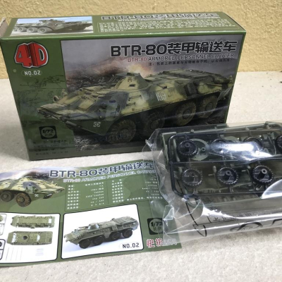Mô hình quân sự xe PTR 80 & Tải M35 (Lắp ráp) 1 Bộ 2 chiếc  tỷ lệ 1:72