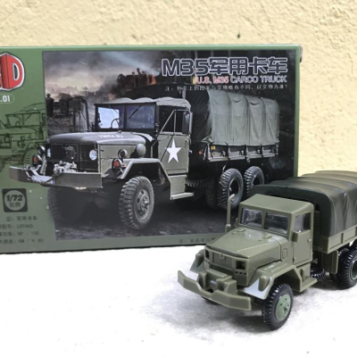 Mô hình quân sự xe PTR 80 & Tải M35 (Lắp ráp) 1 Bộ 2 chiếc  tỷ lệ 1:72