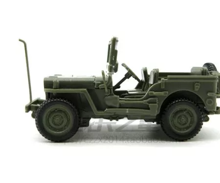​Mô hình quân sự xe Jeep Willy (Lắp ráp 4D)  tỷ lệ 1:48