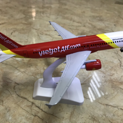 Mô hình máy bay Airbus A-320 VietJet Air tỷ lệ 1:350