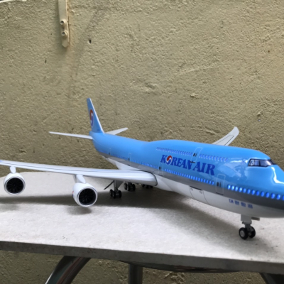 Mô hình máy bay Boeing 747-400 Korean Air  tỷ lệ 1:130