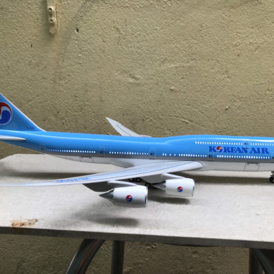 Mô hình máy bay Boeing 747-400 Korean Air  tỷ lệ 1:130