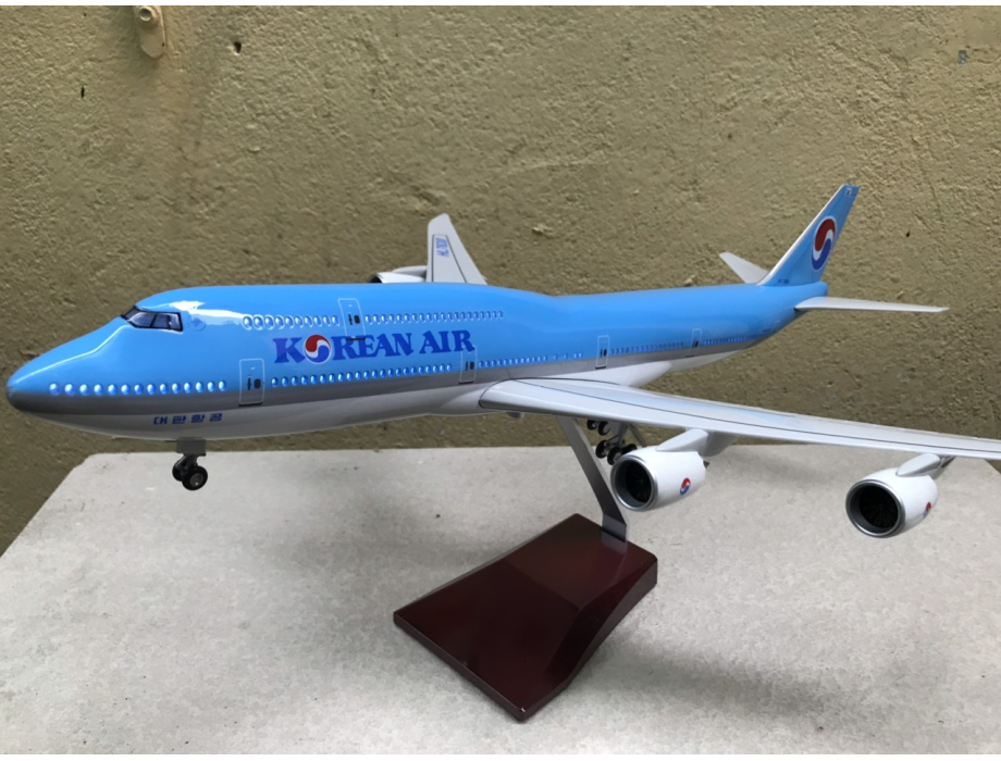Mô hình máy bay Boeing 747-400 Korean Air tỷ lệ 1:130 Mô hình máy bay Boeing 747-400 Korean Air tỷ lệ 1:130