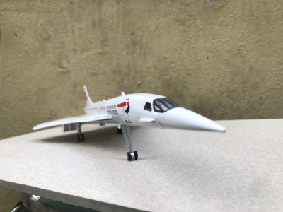 Mô hình máy bay Concorde British Airways tỷ lệ 1:125