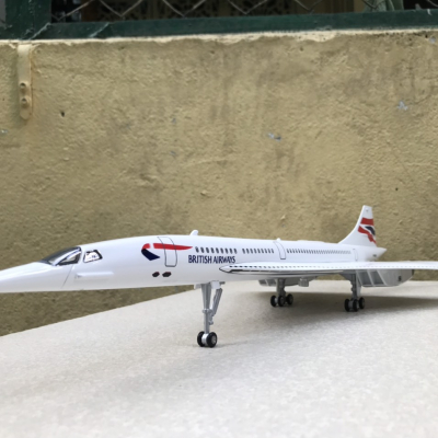Mô hình máy bay Concorde British Airways tỷ lệ 1:125