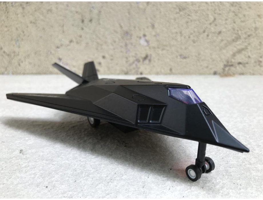 Mô hình Máy bay đồ chơi F-117 kim loại Mô hình Máy bay đồ chơi F-117 kim loại