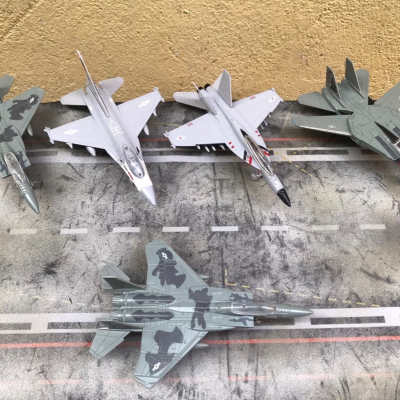 ​Mô hình Máy bay đồ chơi F-14 F-15, F-16, F-18 1/100
