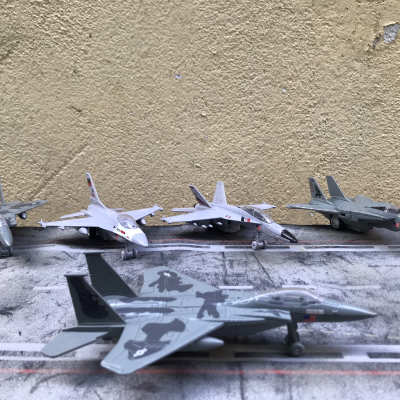 ​Mô hình Máy bay đồ chơi F-14 F-15, F-16, F-18 1/100