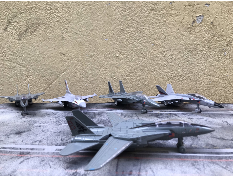 Mô hình Máy bay đồ chơi F-14 F-15, F-16, F-18 1/100 Mô hình Máy bay đồ chơi F-14 F-15, F-16, F-18 1/100
