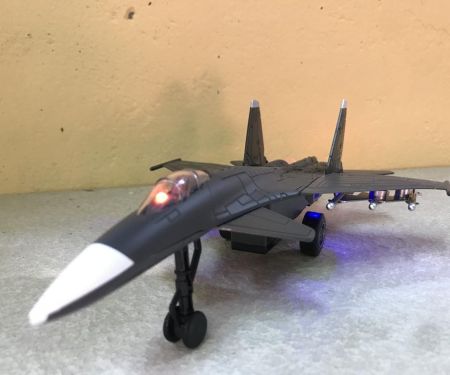 ​Mô hình Máy bay đồ chơi SU-35 kim loại &ABS