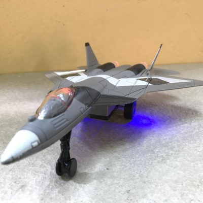 Mô hình Máy bay đồ chơi SU-57 kim loại &ABS