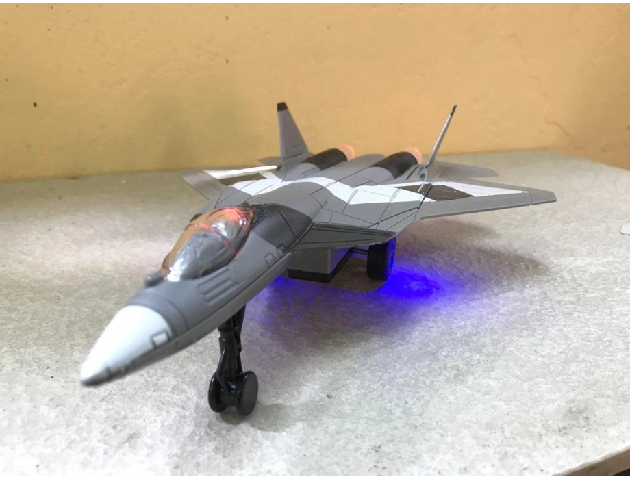 Mô hình Máy bay đồ chơi SU-57 kim loại &ABS