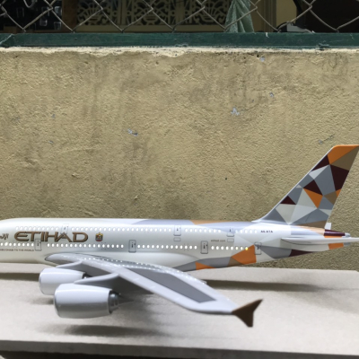 Mô hình máy bay ETIHAD A380 tỷ lệ 1:130