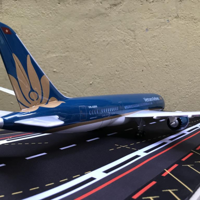 Mô hình máy bay lắp ghép BOEING 787 VietNam Airline  tỷ lệ 1:130