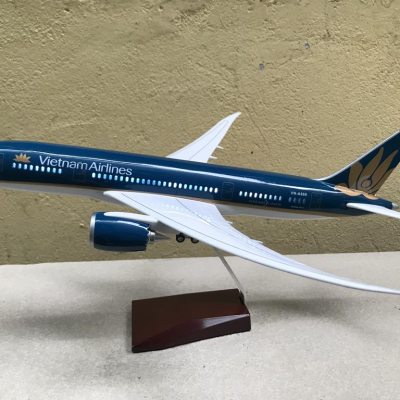 Mô hình máy bay lắp ghép BOEING 787 VietNam Airline  tỷ lệ 1:130