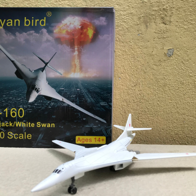 Mô hình Máy bay Ném BomTU-160 tỷ lệ 1:200