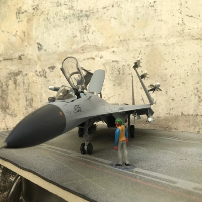 Mô hình máy bay tiêm kích Su-33  tỷ lệ 1:48