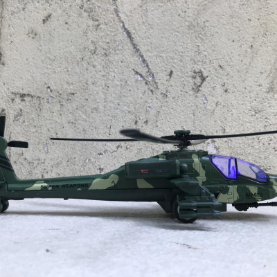 Mô hình Máy bay Trực Thăng APACHE kim loại