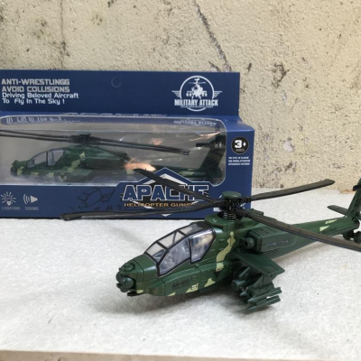 Mô hình Máy bay Trực Thăng APACHE kim loại