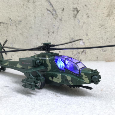 Mô hình Máy bay Trực Thăng APACHE kim loại
