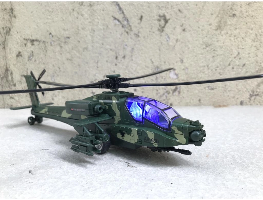 Mô hình Máy bay Trực Thăng APACHE kim loại