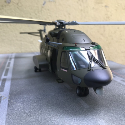 Mô hình máy bay Trực Thăng vận tải Z-8L  tỷ lệ 1:55