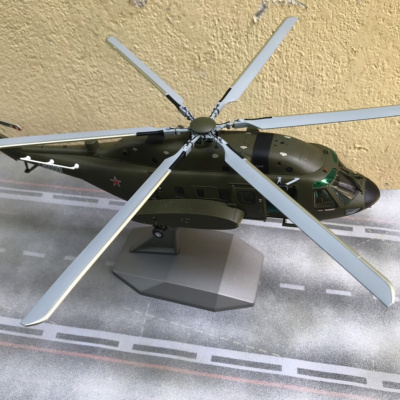 Mô hình máy bay Trực Thăng vận tải Z-8L  tỷ lệ 1:55