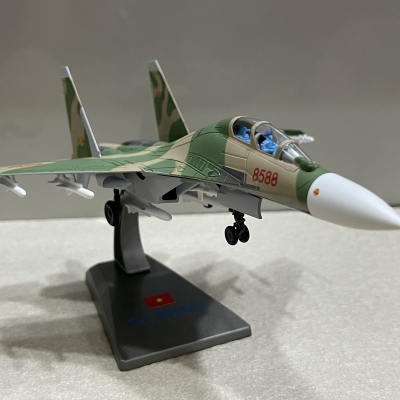 ​Mô hình trưng bày Sukhoi SU-30 Mk2 Việt Nam tỷ lệ 1:100 kim loại