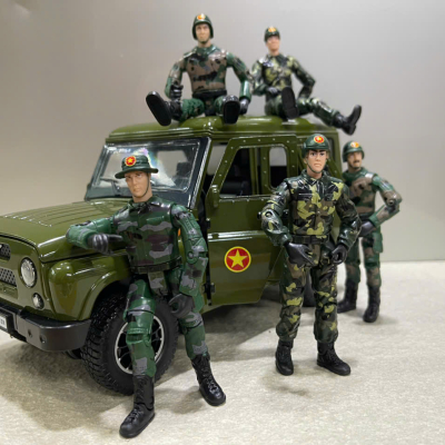 ​Nhân vật Người lính tỷ lệ 1/18 - set 3 con