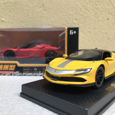 Mô hình Siêu xe Ferrari SF90 2022  tỷ lệ 1:32