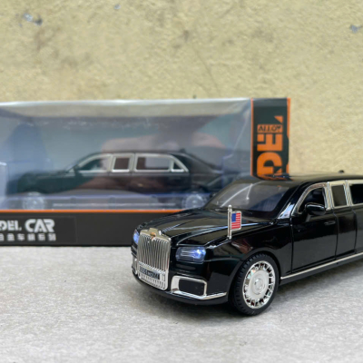Mô hình xe Limousine Aurus Senat Tổng Lãnh Sự  tỷ lệ 1:24