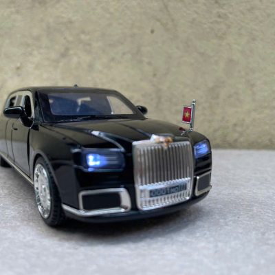 Mô hình xe Limousine Aurus Senat Tổng Lãnh Sự  tỷ lệ 1:24