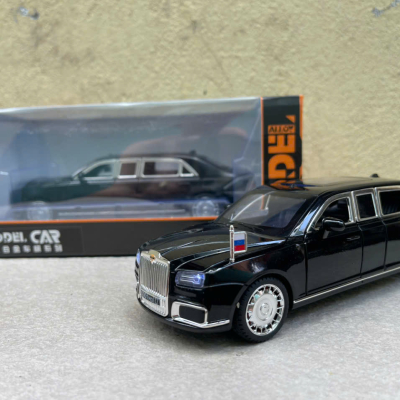 Mô hình xe Limousine Aurus Senat Tổng Lãnh Sự  tỷ lệ 1:24
