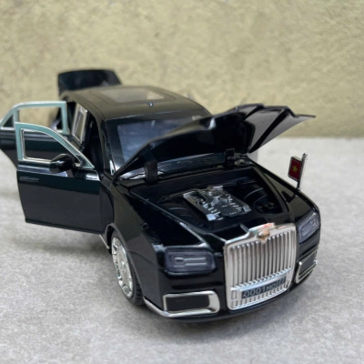 Mô hình xe Limousine Aurus Senat Tổng Lãnh Sự  tỷ lệ 1:24