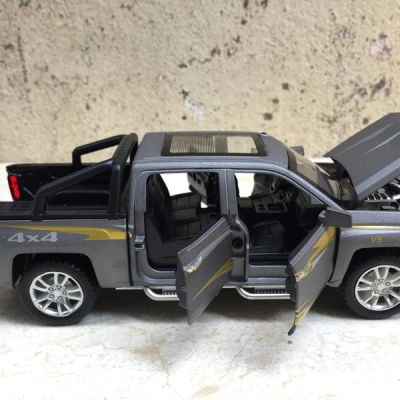 Mô hình xe Ô TÔ Chevrolet SILVERADO 1500 2020  tỷ lệ 1:32