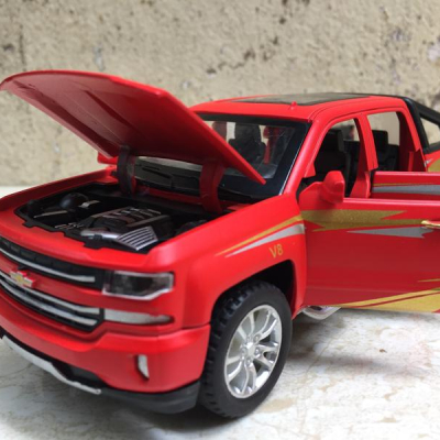 Mô hình xe Ô TÔ Chevrolet SILVERADO 1500 2020  tỷ lệ 1:32