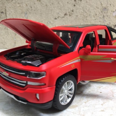 Mô hình xe Ô TÔ Chevrolet SILVERADO 1500 2020  tỷ lệ 1:32