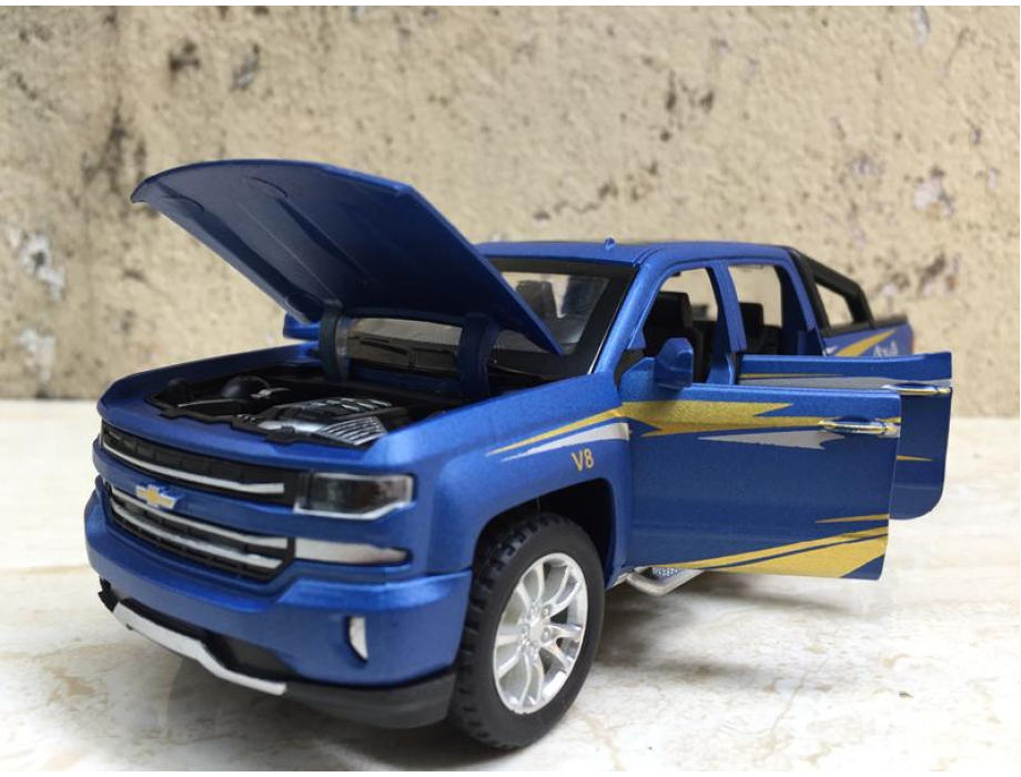 Mô hình xe Ô TÔ Chevrolet SILVERADO 1500 2020 tỷ lệ 1:32 Mô hình xe Ô TÔ Chevrolet SILVERADO 1500 2020 tỷ lệ 1:32