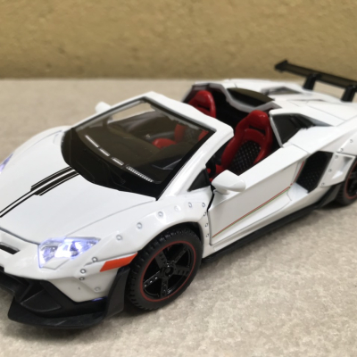 Mô hình xe ô tô Lamborghini Aventador SVJ Roadster tỷ lệ 1:32