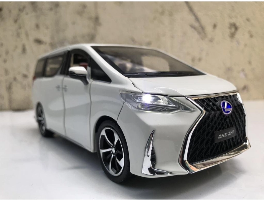 Mô hình xe ô tô  LEXUS LM300h 2020 tỷ lệ 1:24