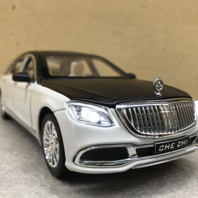 Mô hình xe ô tô Mercedes-Maybach S600 2022 tỷ lệ 1:24