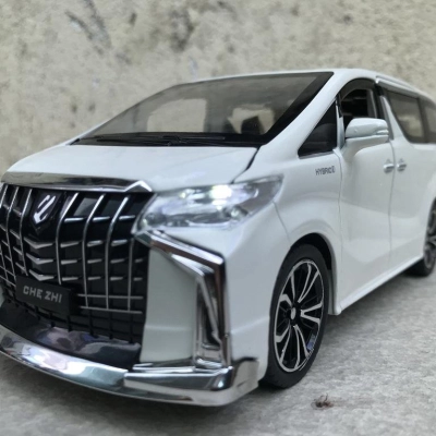 Mô hình xe ô tô Toyota Alphard Hybrid E-Four 2021 tỷ lệ 1:24