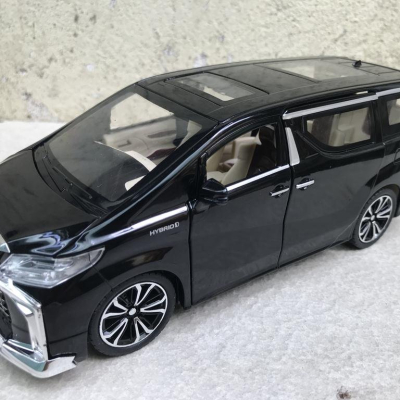 Mô hình xe ô tô Toyota Alphard Hybrid E-Four 2021 tỷ lệ 1:24