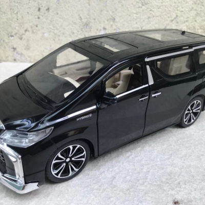Mô hình xe ô tô Toyota Alphard Hybrid E-Four 2021 tỷ lệ 1:24