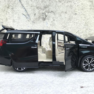 Mô hình xe ô tô Toyota Alphard Hybrid E-Four 2021 tỷ lệ 1:24