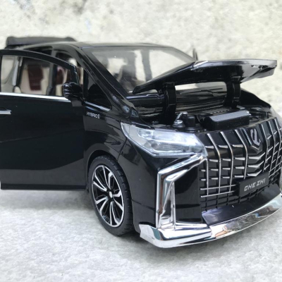 Mô hình xe ô tô Toyota Alphard Hybrid E-Four 2021 tỷ lệ 1:24