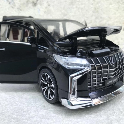Mô hình xe ô tô Toyota Alphard Hybrid E-Four 2021 tỷ lệ 1:24